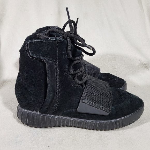 Adidas × Yeezy Boost 750 Black Sneakers Mens Size 6 - Picture 3 of 11